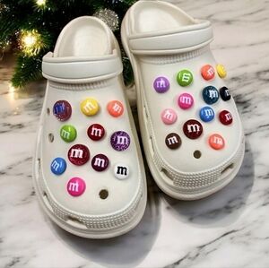NEW‎ M&M Candy Shoe Charms 10 Piece
